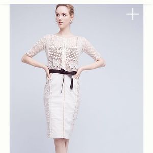 Anthropologie Carissima Sheath Dress